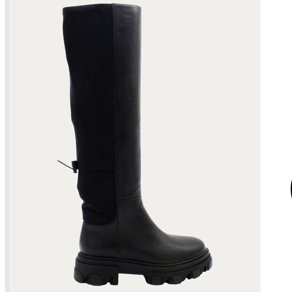 Gia Borghini Tubular Perni leather platform chunky boots